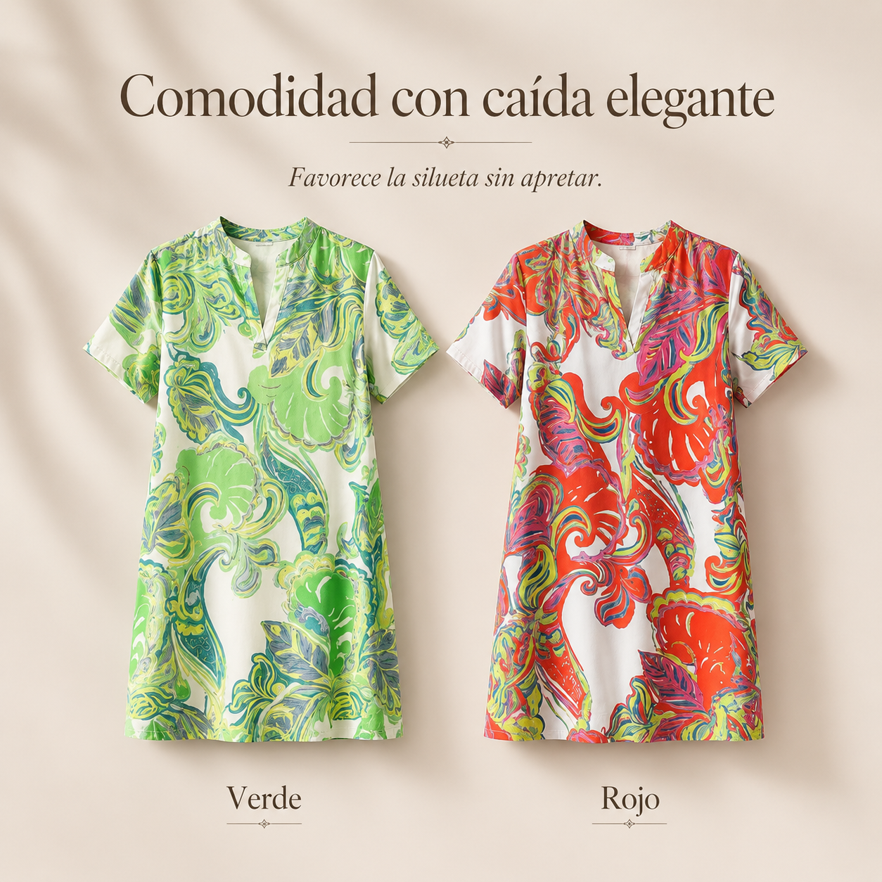 Vestido Isabel de Caída Favorecedora
