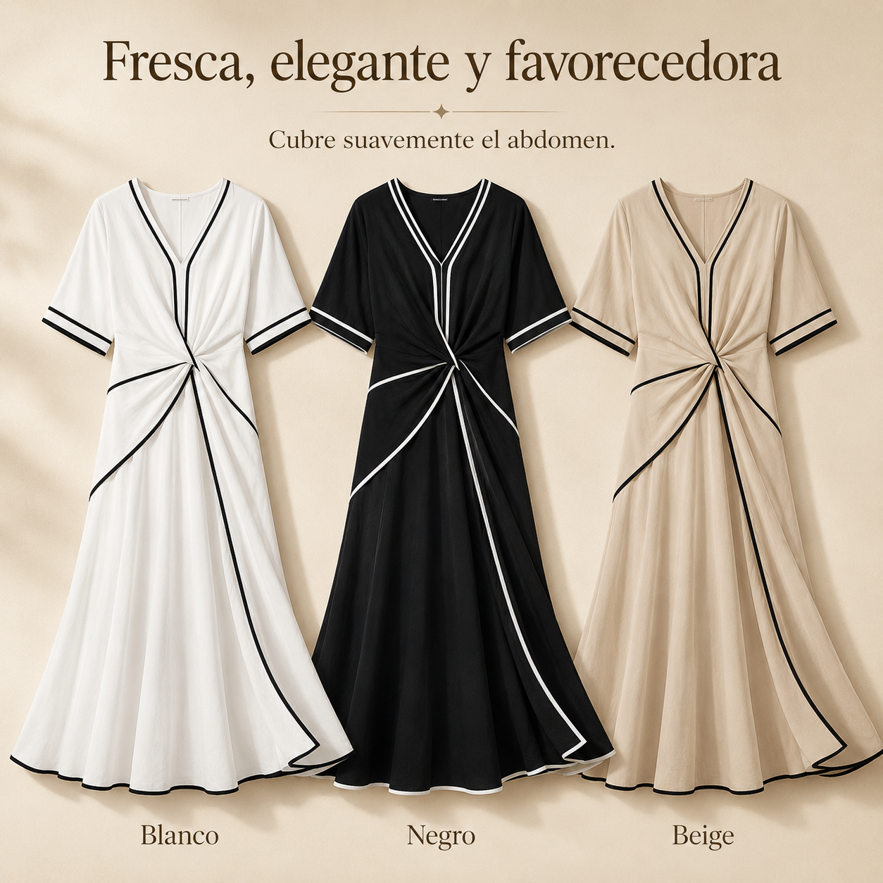 Vestido Sofía de Verano Favorecedor