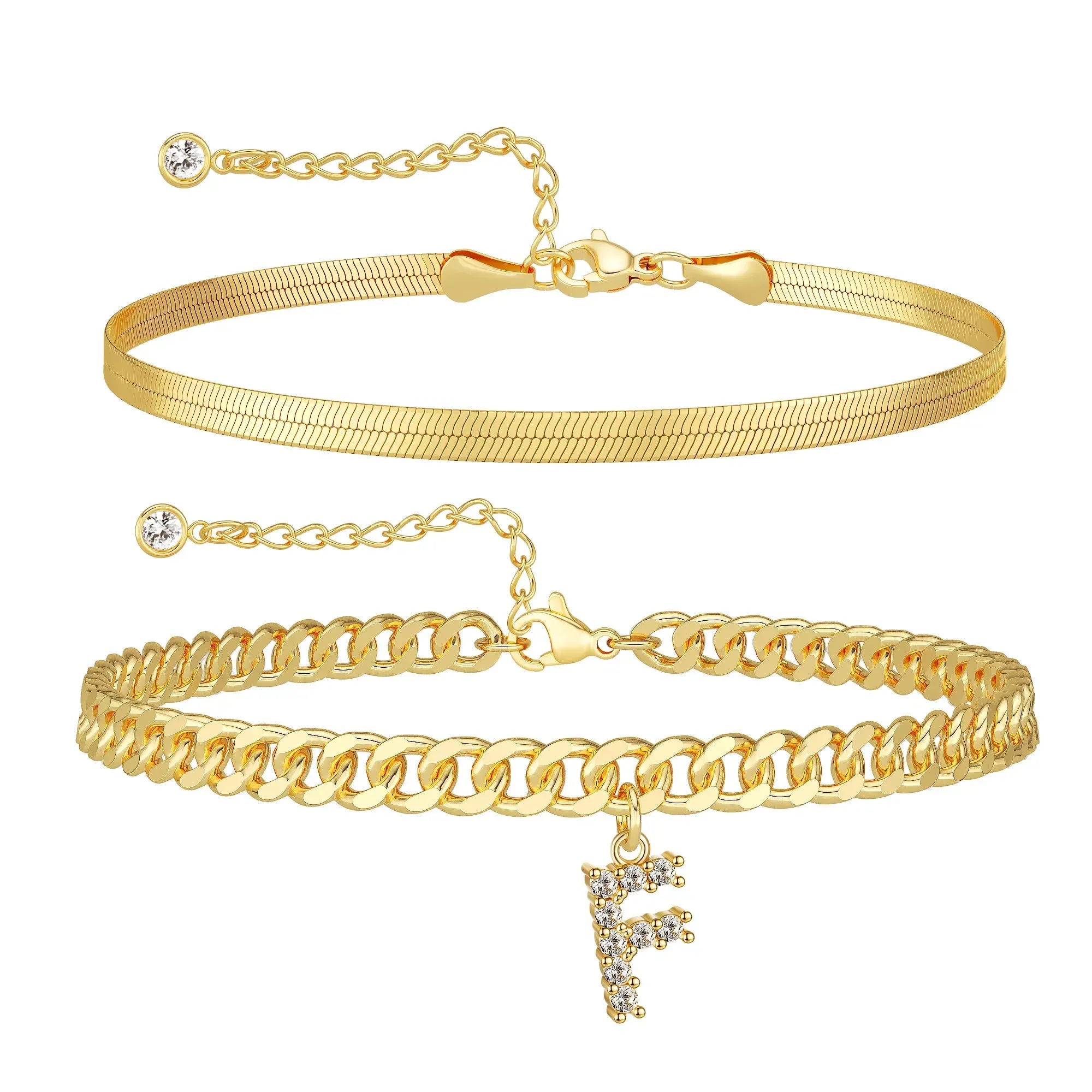 Tobillera Alma™ Hipoalergénica con Inicial Personalizada
