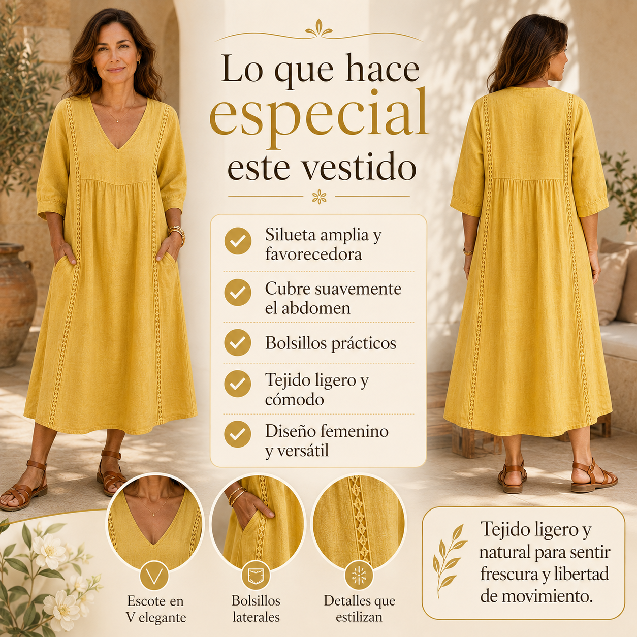Vestido Alicia Cubre Abdomen