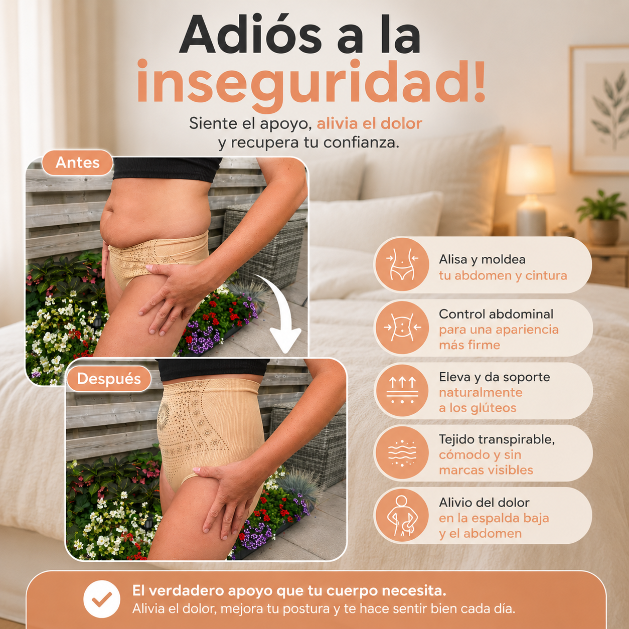 Elena Braguita Moldeadora para cada look