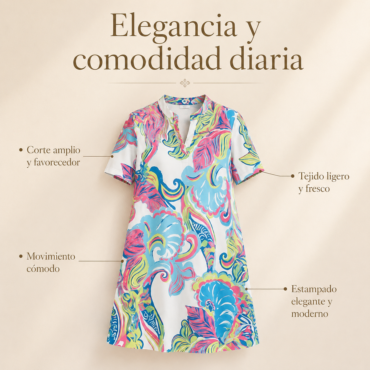 Vestido Isabel de Caída Favorecedora
