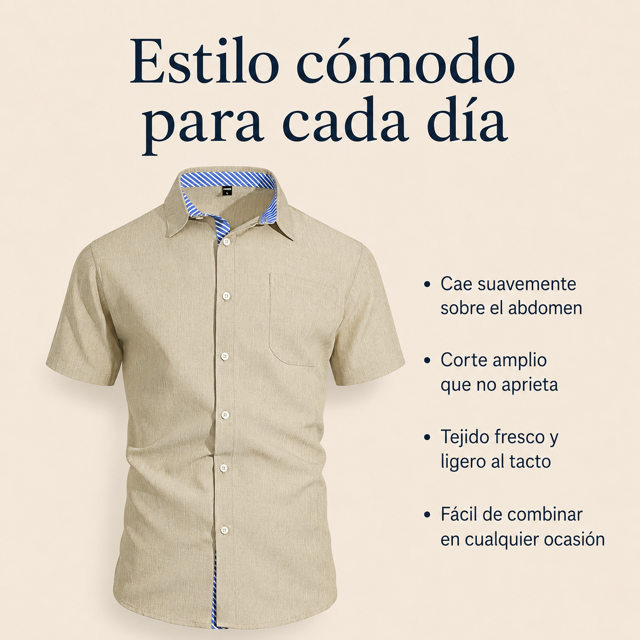 Camisa Lucas Ajuste Cómodo