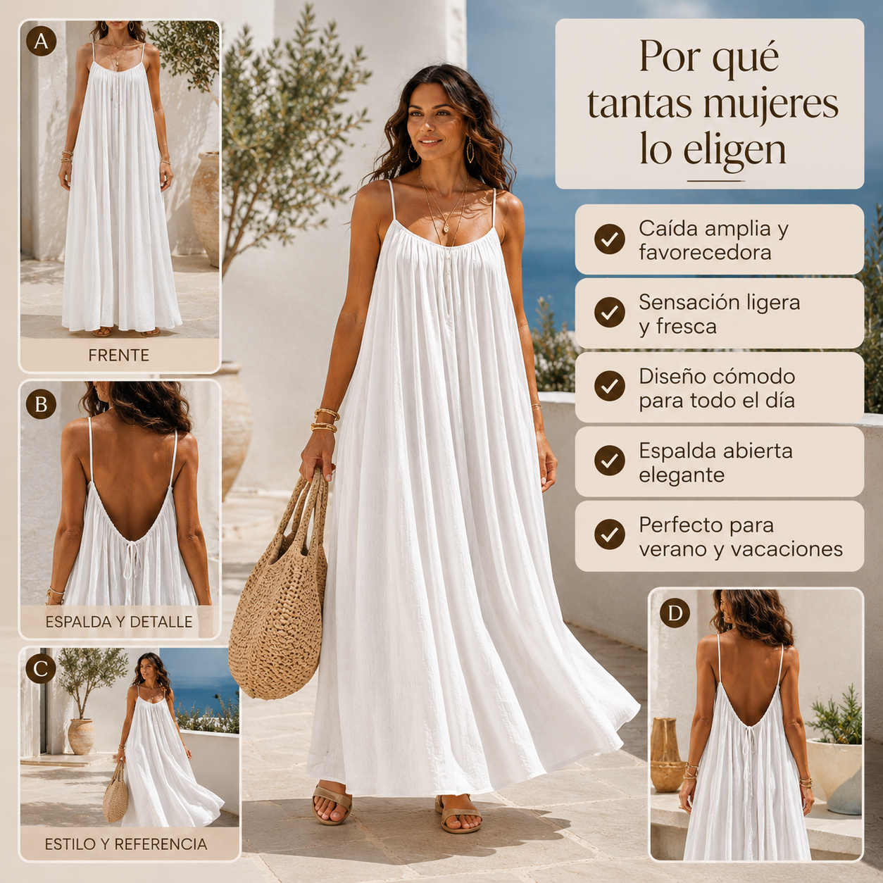 Vestido Salomé Cubre Abdomen