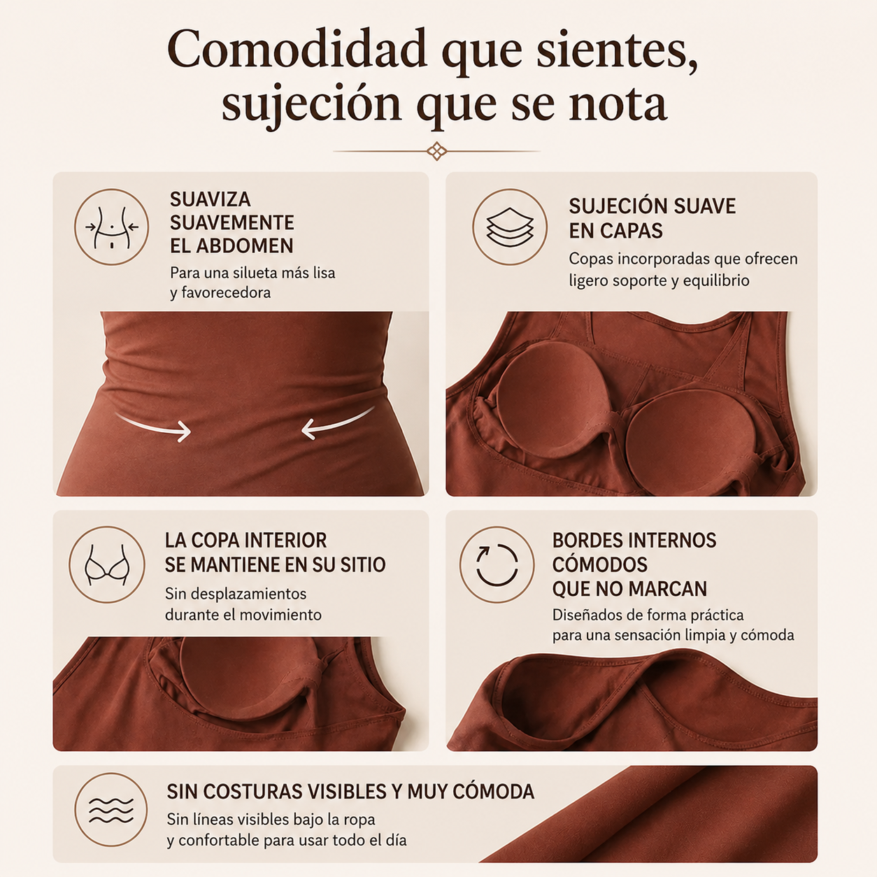 Sofía Top Moldeador